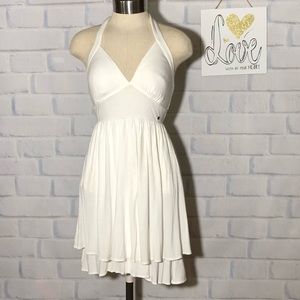 Guess White Halter Dress